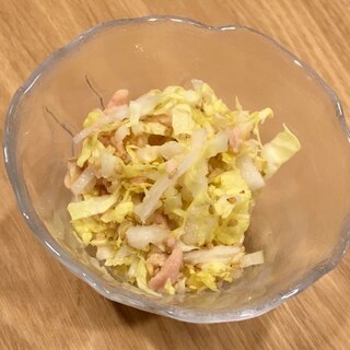 簡単！味付け無し！白菜ツナサラダ♪